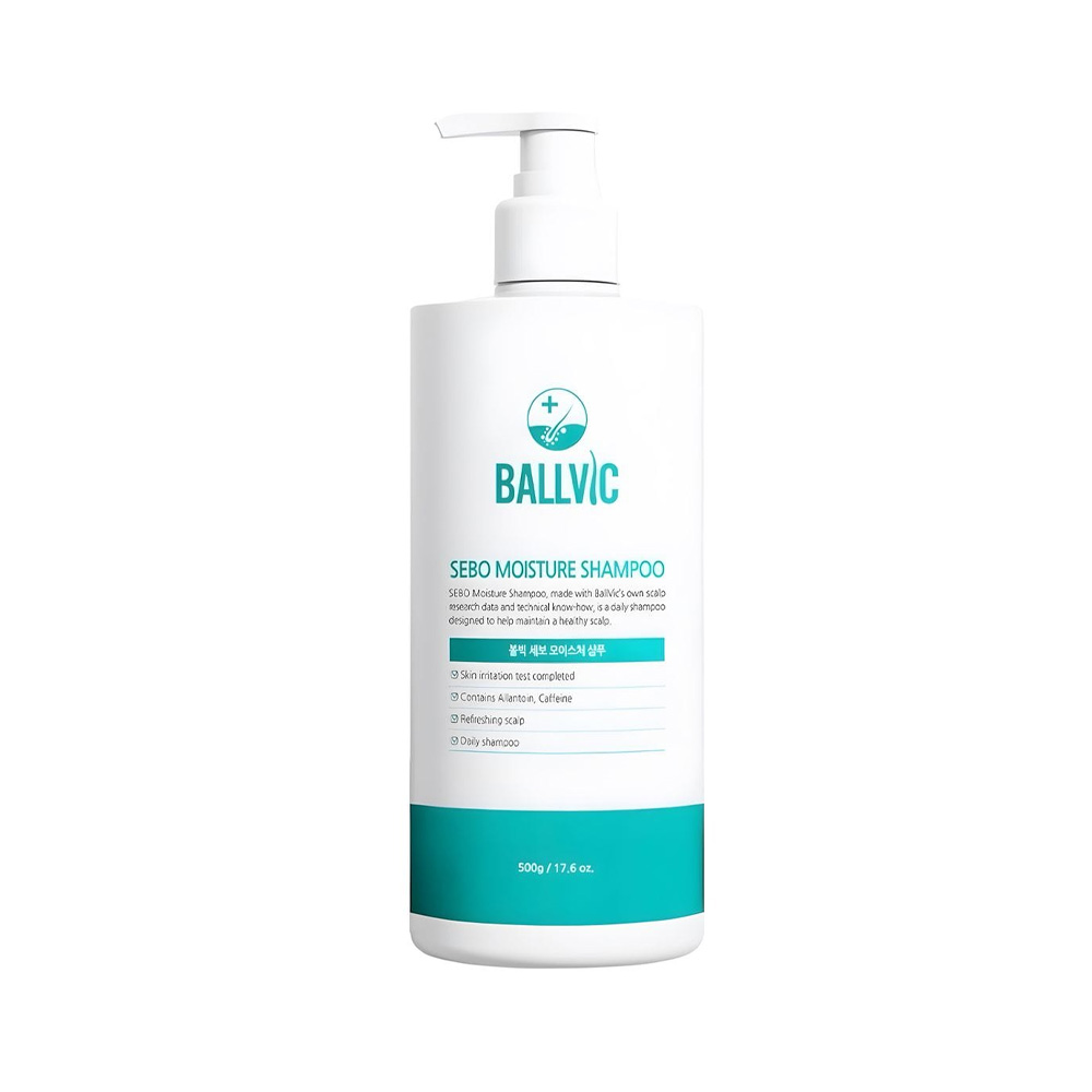 BALLVIC Sebo Moisture Shampoo 防敏感去屑保濕洗頭水 500g (適用於乾性頭皮炎及敏感頭皮)